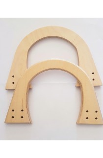 Manici per borsa in legno