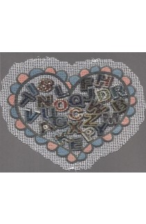 Applicazione "Cuore" da cucire