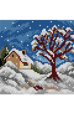 Quadretto ricamo Collection "Inverno"