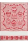 Asciugapiatti da ricamare cupcake