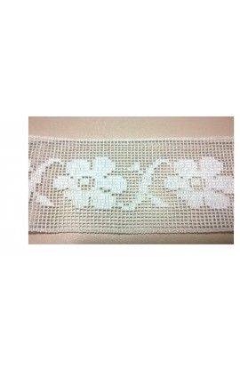 Pizzo tramezzo ricamato fiori