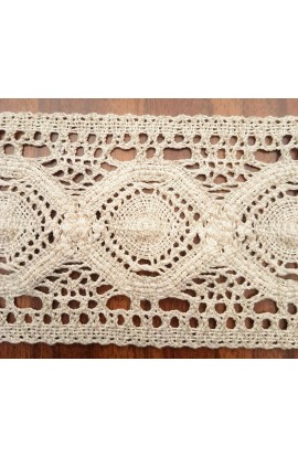 Pizzo tramezzo in lino