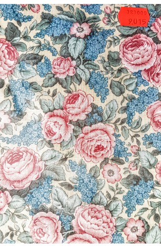 Taglio stoffa in cotone fiori