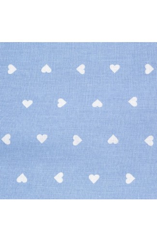 Tessuto cotone cuoricini 