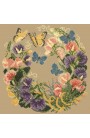 Cuscino da ricamare Elizabeth Bradley Farfalle